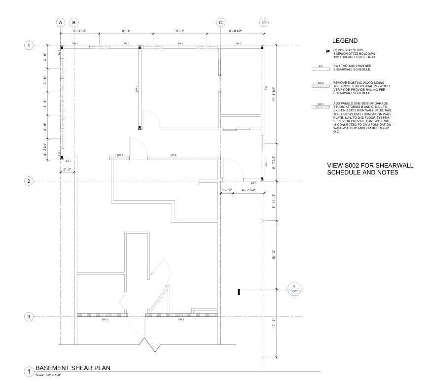 Basement Shear Plan